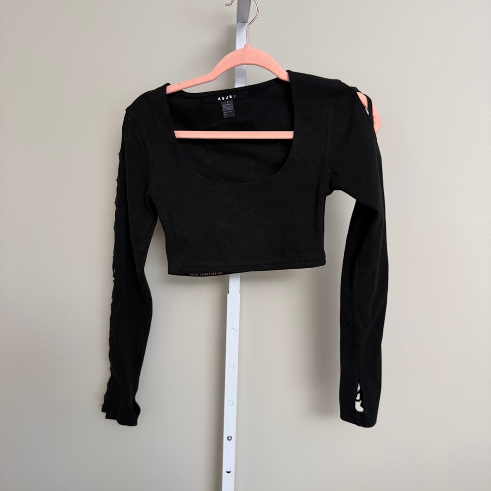 KSUBI Fantasy Top Black SIZE small - Picture 4 of 8